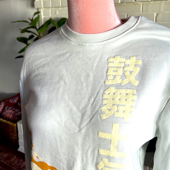 NWT Seafoam Blue Surf Sweatshirt - Picture 3 of 7